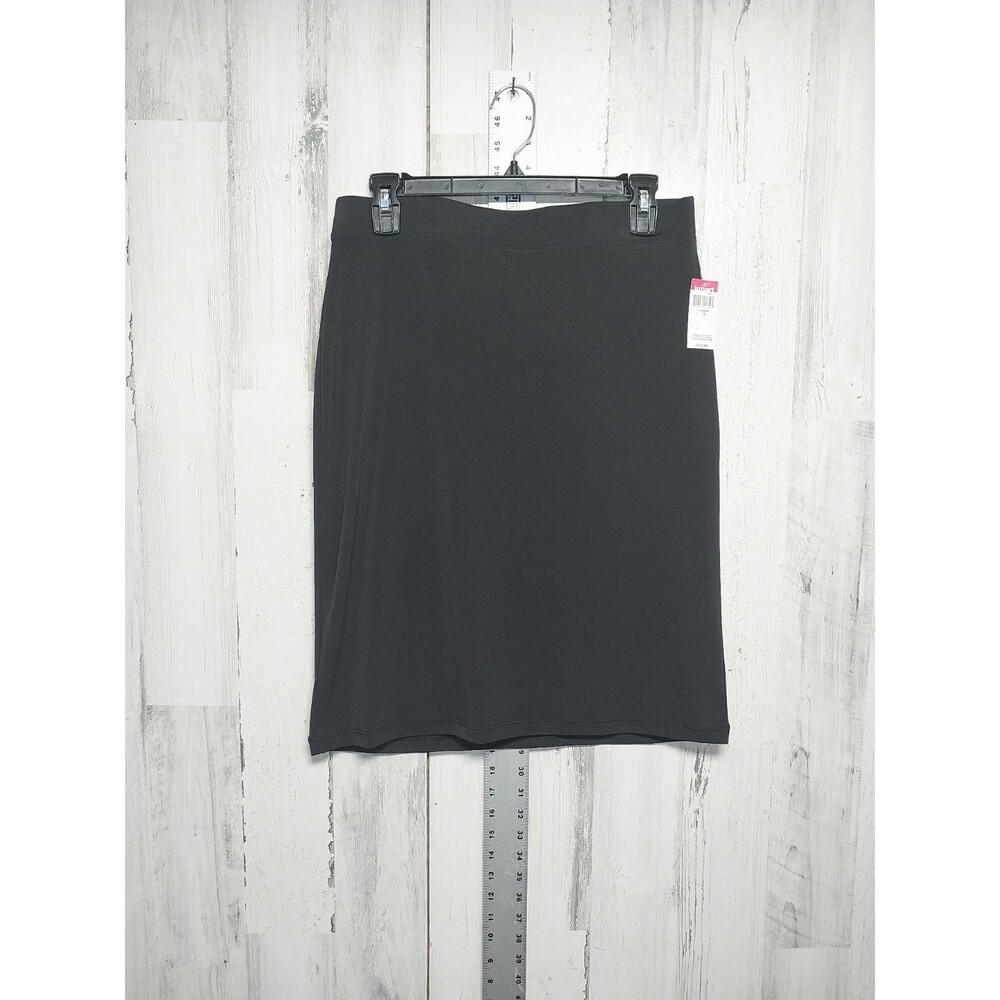 Jaclyn Smith Women's Small Black Stretch Pencil Skirt